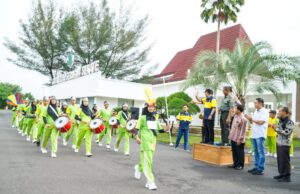 Perdana, Pemkab Muba Gelar Lomba Drum Band Kejuaraan Bupati Cup