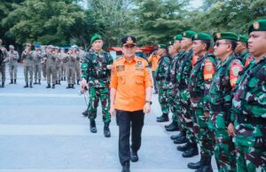 Pj Gubernur Agus Fatoni Pimpin Apel Kesiapsiagaan Penanggulangan Bencana