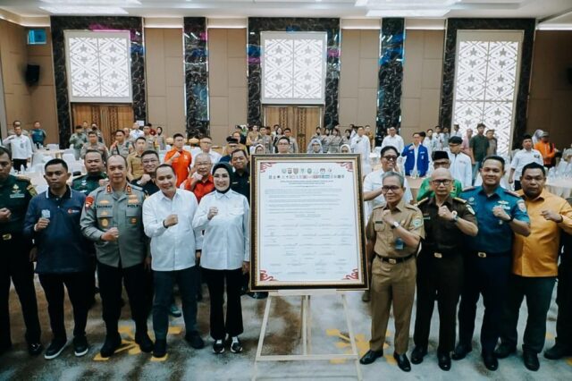 Deklarasi Pemilu Damai 2024, Sekda SA Supriono Ajak Semua Pihak Jaga Kondusifitas Daerah