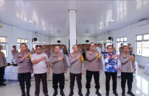 Kapolda Sumsel Berikan Arahan Kepada Personel Polres OKI Terkait Kesiapan Pemilu 2024