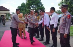 Kapolda Sumsel Resmikan Lapangan Tenis Wicaksana Laghawa Musi Rawas