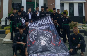 Belasan “Pendekar” Datangi PN Sekayu, Kuasa Hukum: yakin terdakwa tidak bersalah