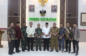 PANGDAM II/SRIWIJAYA Sambut Kunjungan Kerja Tim Komisi I DPR RI DI KOREM 043/GATAM
