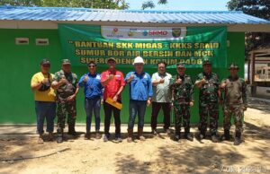 Desa Belani dapat bantuan bangunan MCK 4 pintu dan sumur bor