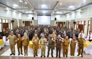 Tingkatkan Integritas Pol PP, Sekda Supriono Buka Uji Kompetensi ASN Polisi Pamong Praja Tahun 2023