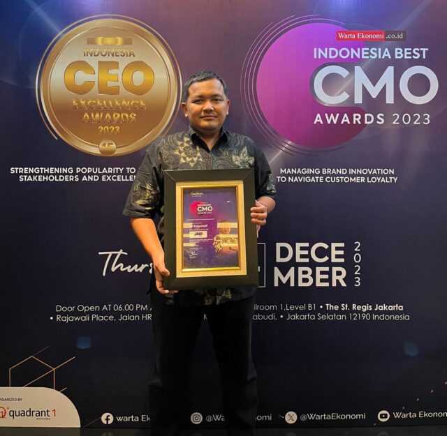 Jelang akhir tahun JNE raih Penghargaan Best Chief Marketing Officer Award 2023