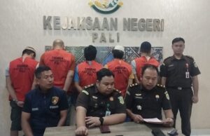 Kejari PALI terima pelimpahan lima tersangka perampokan pedagang emas