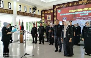 Sri Harmilawati Ketua DPD YGANN Sumsel Kukuhkan Kepengurusan DPC YGANN Kabupaten Muara Enim