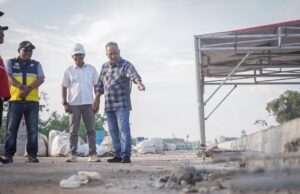 Pj Bupati Apriyadi Tinjau Jalan Tol di Bayung Lencir