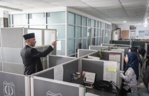 Hari kedua pasca tahun baru, Apriadi sidak disiplin pegawai