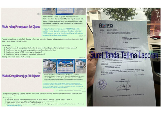 AMPD laporkan Setda Lahat ke Kejari, buntut Calender 2024