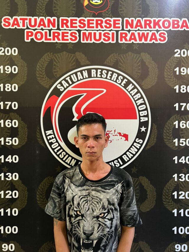 Simpan 40 Butir Ekstasi, Johan warga Lubuklinggau di Borgol Satnarkoba Polres Musi Rawas