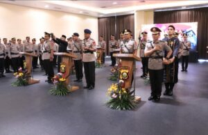 Kapolda Sumsel pimpin Sertijab di tubuh Polri
