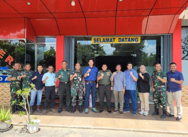 Tingkatkan Keamanan Objek Vital Nasional, Dandim 0404 Muara Enim silaturahmi ke KKKS Pertamina EP Pendopo Field & Adera Field.