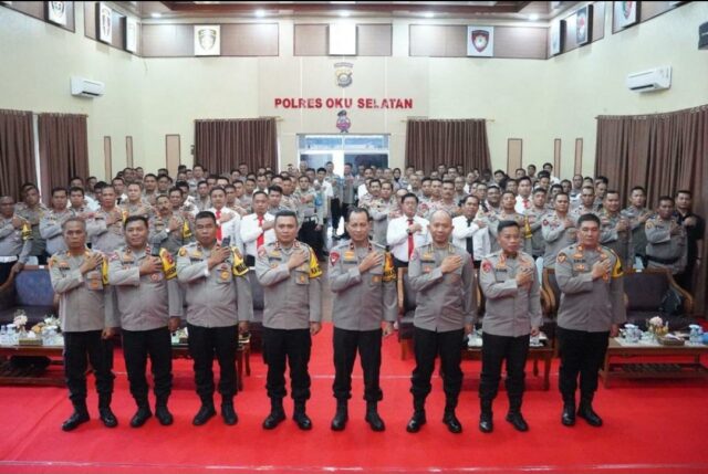 Jelang Pemilu 2024, Wakapolda Sumsel tinjau kesiapan Polres OKUS