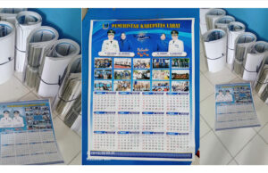 Menangkan Pileg, diduga Setda Lahat bagikan kalender mantan Bupati Cik Ujang