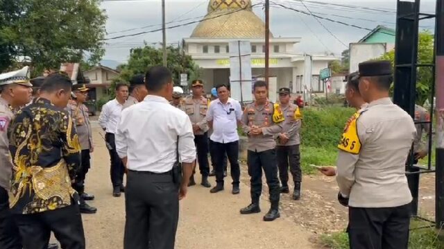 Kapolres Musi Rawas Kembali Lakukan Gladi Penempatan Personel Kampanye Prabowo