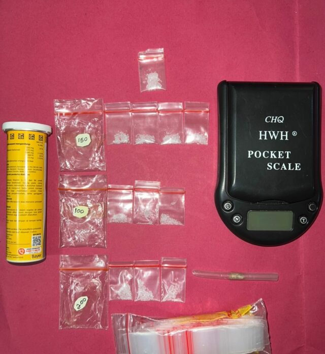 Satresnarkoba Polres Musi Rawas ungkap Kasus Narkoba dengan mengamankan 3,41 gram sabu