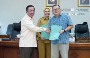 Ketua DPRD Sumsel,Dr.Hj.RA.Anita Noeringhati SH MH Melaksanakan Ku njungan Kerja ke Dinas Pemberdayaan Perempuan dan Anak di Kabupaten OKI