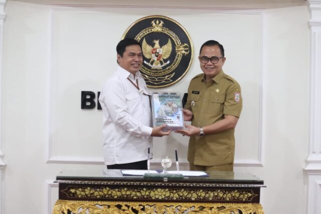 Pj Bupati Hani S Rustam Sampaikan LKPD Tahun 2023 Pada BPK RI Perwakilan Sumsel