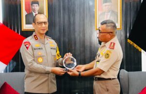 Kapolda Sumsel Rachmad Wibowo Terima Audiensi Kepala Badan Karantina Hewan, Ikan dan Tumbuhan