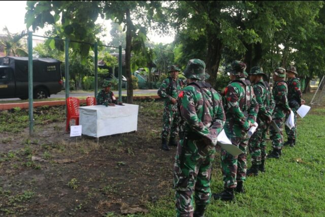 Danramil 0803/14 Dagangan, UTP Menggambarkan Kemampuan Dasar Setiap Prajurit.