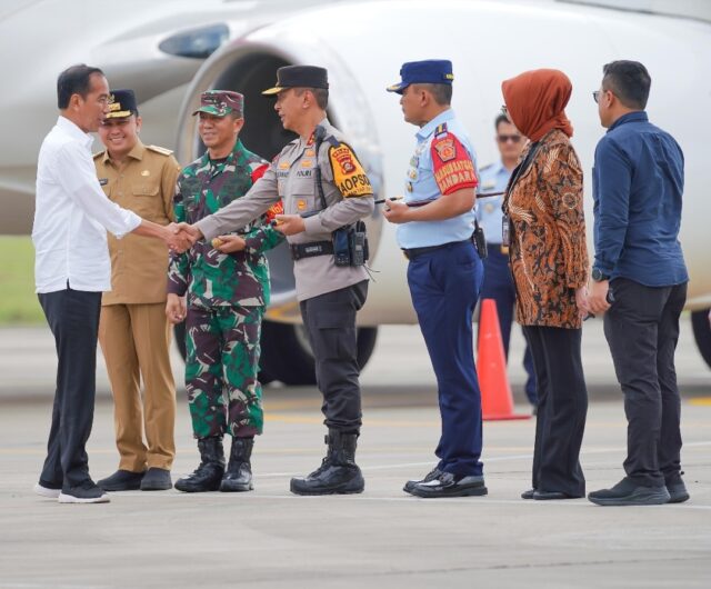 Kapolda Sumsel sambut langsung Presiden Jokowi