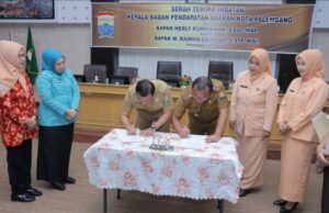 Jabat Kepala Bapenda kota Palembang, Raimon Lauri Optimis Tingkatkan Capaian PAD