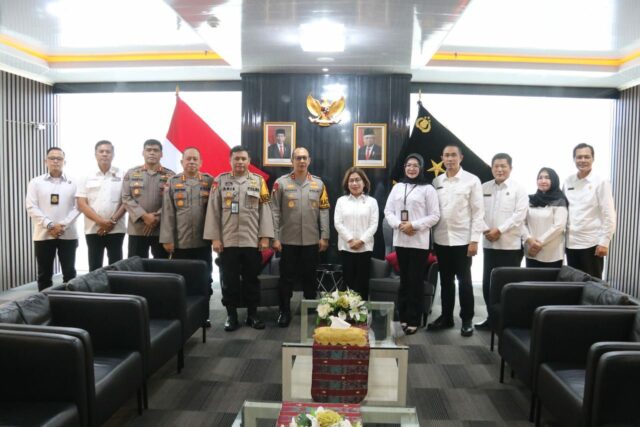Kapolda Sumsel menerima Audiensi Kakanwil BPN Provinsi Sumsel