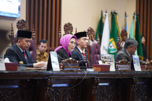 Ketua DPRD Sumsel Pimpin Rapat Paripurna LXXXI DPRD Provinsi Sumsel