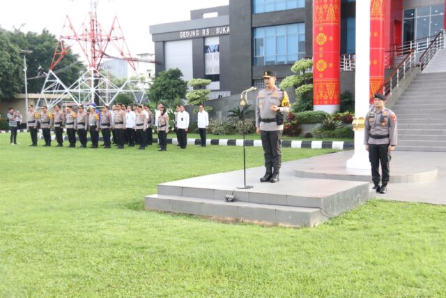 Usai Apel Pagi, Kapolda Sumsel Gelar Halal Bihalal bersama jajarannya