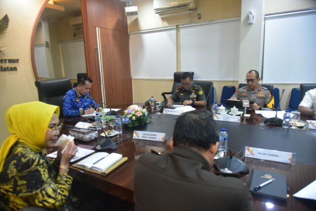 Isu hangat Jelang Pilkada,Kapolda, Pj Gubebrnur Sumsel dan Forkopimda