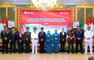 Ketua DPRD Provinsi Sumsel,Dr.Hj.RA.Ainta Noeringhati SH MH Hadiri Pelantikan PJ.Bupati Musi Banyuasin