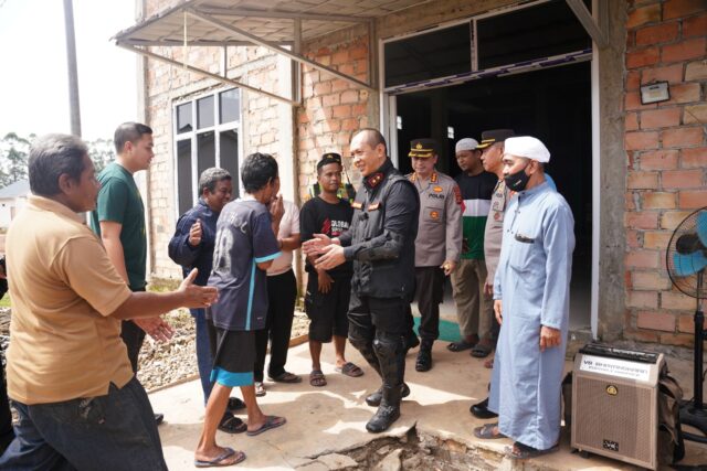 Kapolda tinjau dua lokasi pembuatan sumur bor bantuan Polri