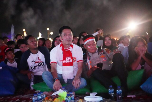 Nobar Bersama Pj Walikota Palembang, Ribuan Warga Padati Benteng Kuto Besak
