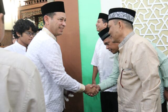 Polda Sumsel dan jajaran gelar sholat Idul Fitri I Syawal 1445 Hijriah