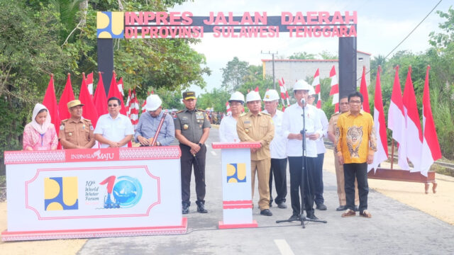Presiden Resmikan 22 Ruas Jalan Sepanjang 165 Km di 15 Kabupaten/Kota se-Sultra