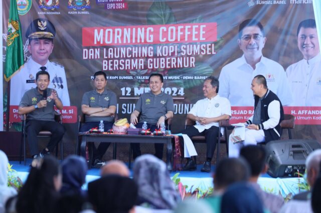 Pj Gubernur Sumsel Agus Fatoni Launching Kopi Sumsel