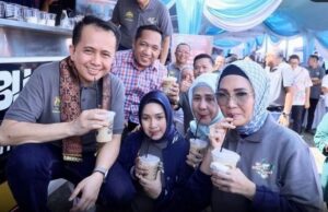 Ketua DPRD Provinsi Sumsel Dr Hj RA.Anita Noeringhati SH MH Hadiri Launching Kopi Sumsel
