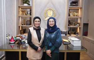 Ketua DPRD Provinsi Sumsel Dr Hj RA.Anita Noeringhati SH MH Terima Kunjungan DPR RI Desy Ratnasari