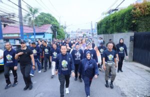 Ketua DPRD Provinsi Sumsel Dr Hj RA Anita NoeringHati SH MH Hadiri Jalan Santai HUT Provinsi Sumsel ke 78