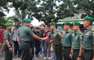 Danrem 044/Gapo Resmikan Makodim 0418/Palembang .