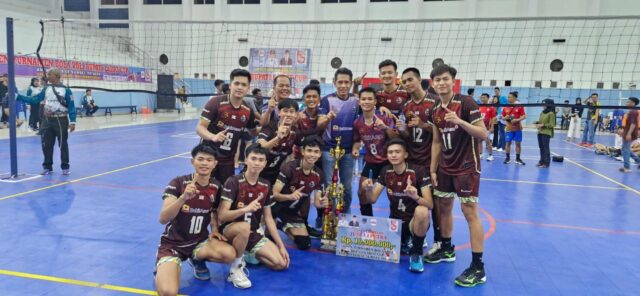 Tim Voli Bukit Asam Jadi Kampiun Bupati Lahat Cup 2024