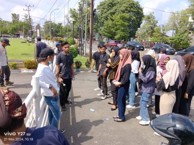 Aksi Damai FUMMA Desak Pemkab Muba Tegakkan Perda Nomor 8 Tahun 2021