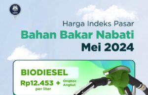 Kementerian ESDM Tetapkan Harga Indeks Pasar Bahan Bakar Nabati Rp12.453 per Liter