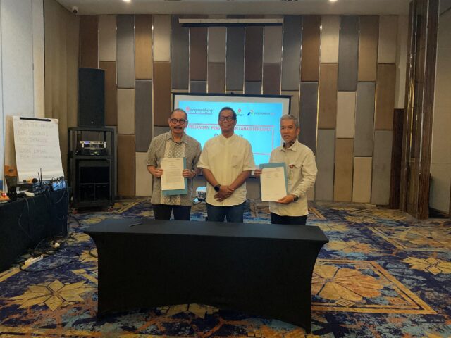 Tingkatkan Kolaborasi, Pertamina EP Ramba Sepakati Perjanjian Pinjam Pakai Lahan Bersama dengan PT BMP