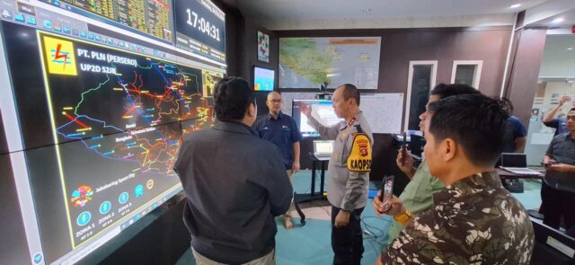 Kapolda Sumsel Koordinasi dengan GM PLN UID Sumsel Terkait Padamnya Aliran Listrik