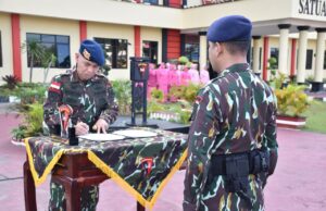 Upacara Penyerahan Jabatan Wadansatbrimob Polda Kalbar AKBP Murjatmo Edi, S.I.K., S.H.