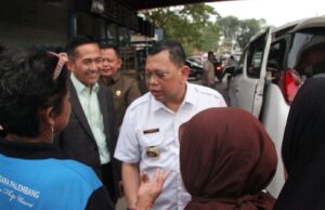 Baru dilantik, Pj Wali Kota Ucok Abdul Rauf langsung Cek Pasar tertua di Palembang