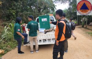 BPBD Muba Berhasil Evakuasi Satu Primata Siamang di Desa Keramat Jaya